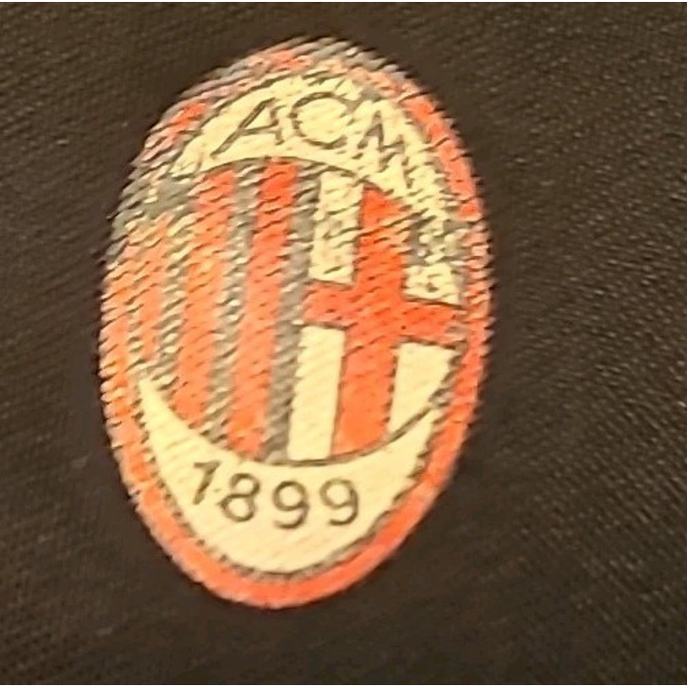 AC Milan ACM 1899 Jersey Adult Size Small Official Product Double Sided Red Blk - Picture 5 of 10